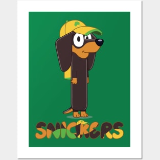 Snickers is a sausage dog Posters and Art